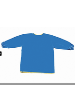 BLUE LONG SLEEVE SMOCK   AGES 3+  22x18