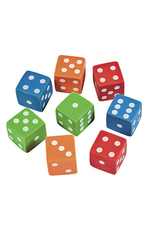 ERASER : LARGE DICE 12/PCKG