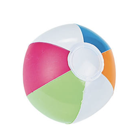 MINI BEACH BALL 6" 12 PACK