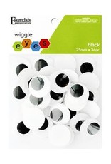 WIGGLE EYES:  25MM - 34 PACK