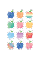 CUT-OUTS: MINI WATERCOLOR APPLE 2.5"  36 PACK