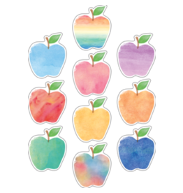 CUT-OUTS: WATERCOLOR APPLES 6" 30 PACK