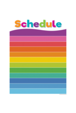DRY ERASE POSTER: SCHEDULE -COLORFUL
