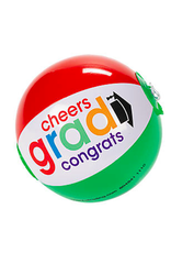 GRAD CHEERS 5" BEACH BALL