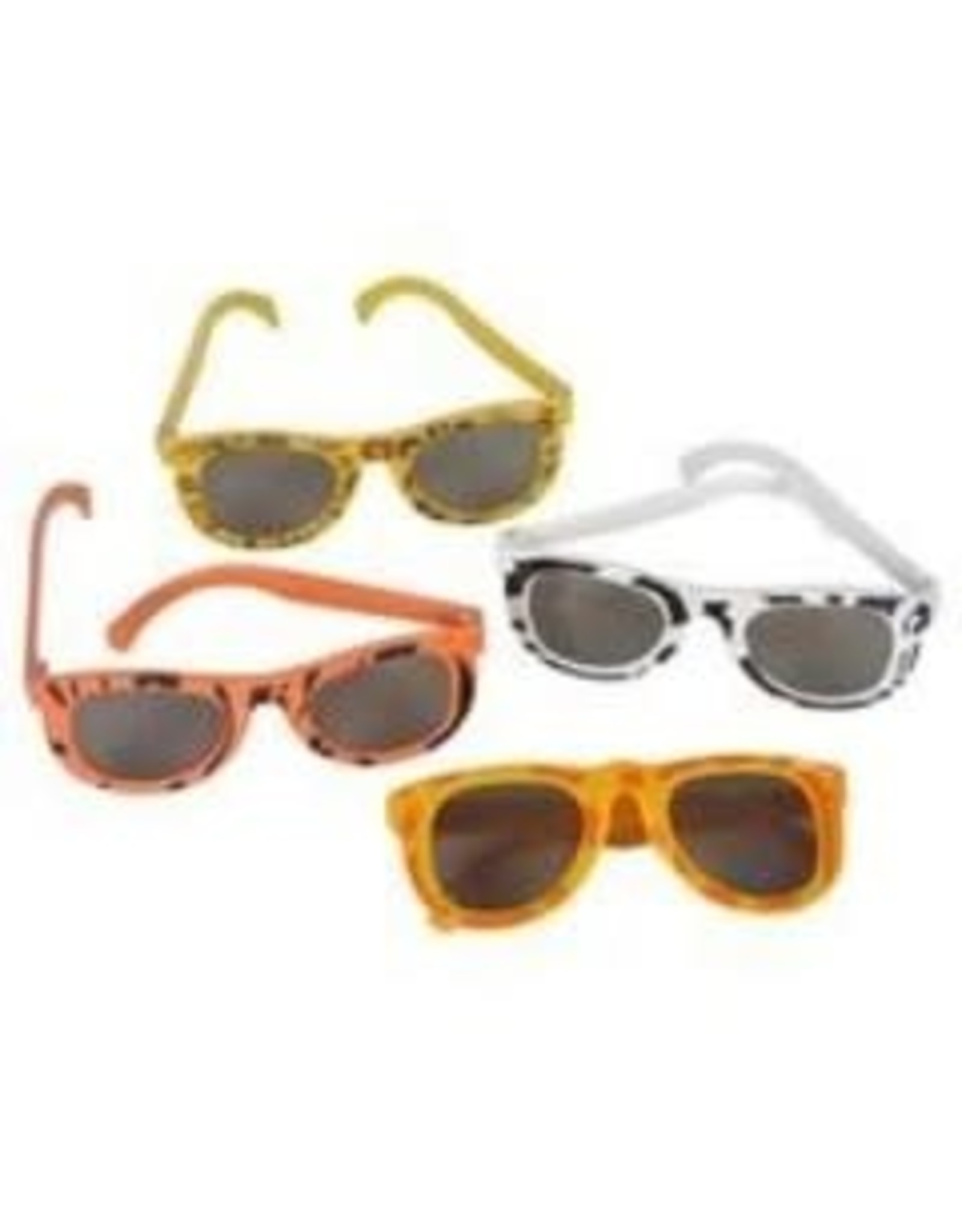 SUNGLASSES: CHILD SAFARI PRINT 12 PACK