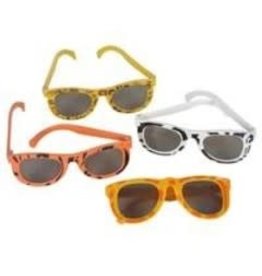 SUNGLASSES: CHILD SAFARI PRINT 12 PACK