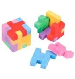 ERASER : 1.1'' CUBE PUZZLE PCKG/12