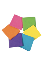 TISSUE PAPER SQUARES 1.5"  NEON COLORS  Approx. 5000 Pack