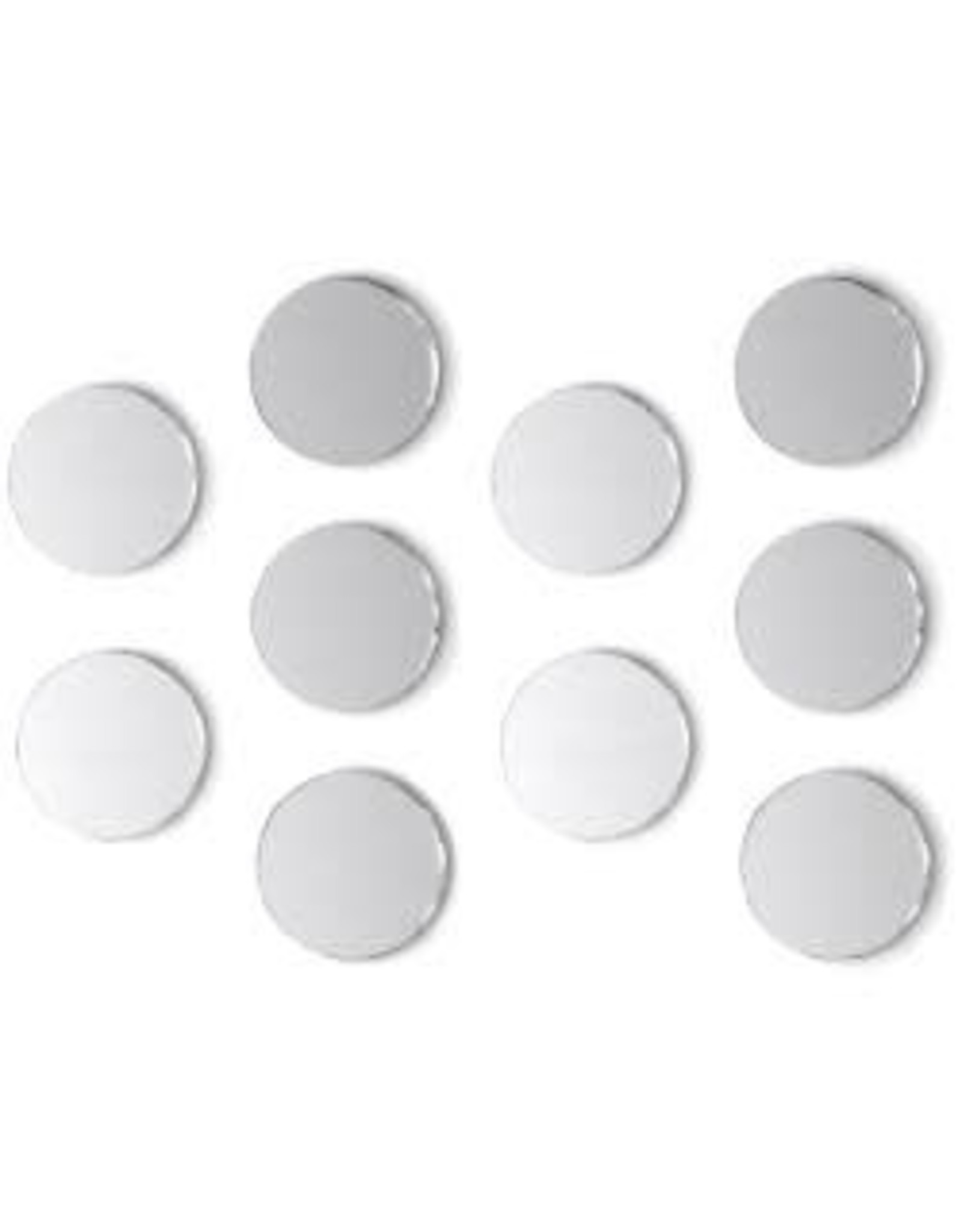MIRROR ROUND 1" 10 PACK