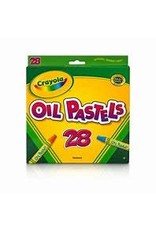 CRAYOLA JUMBO OIL PASTELS  - 28PC