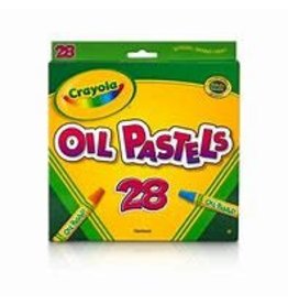 CRAYOLA JUMBO OIL PASTELS  - 28PC