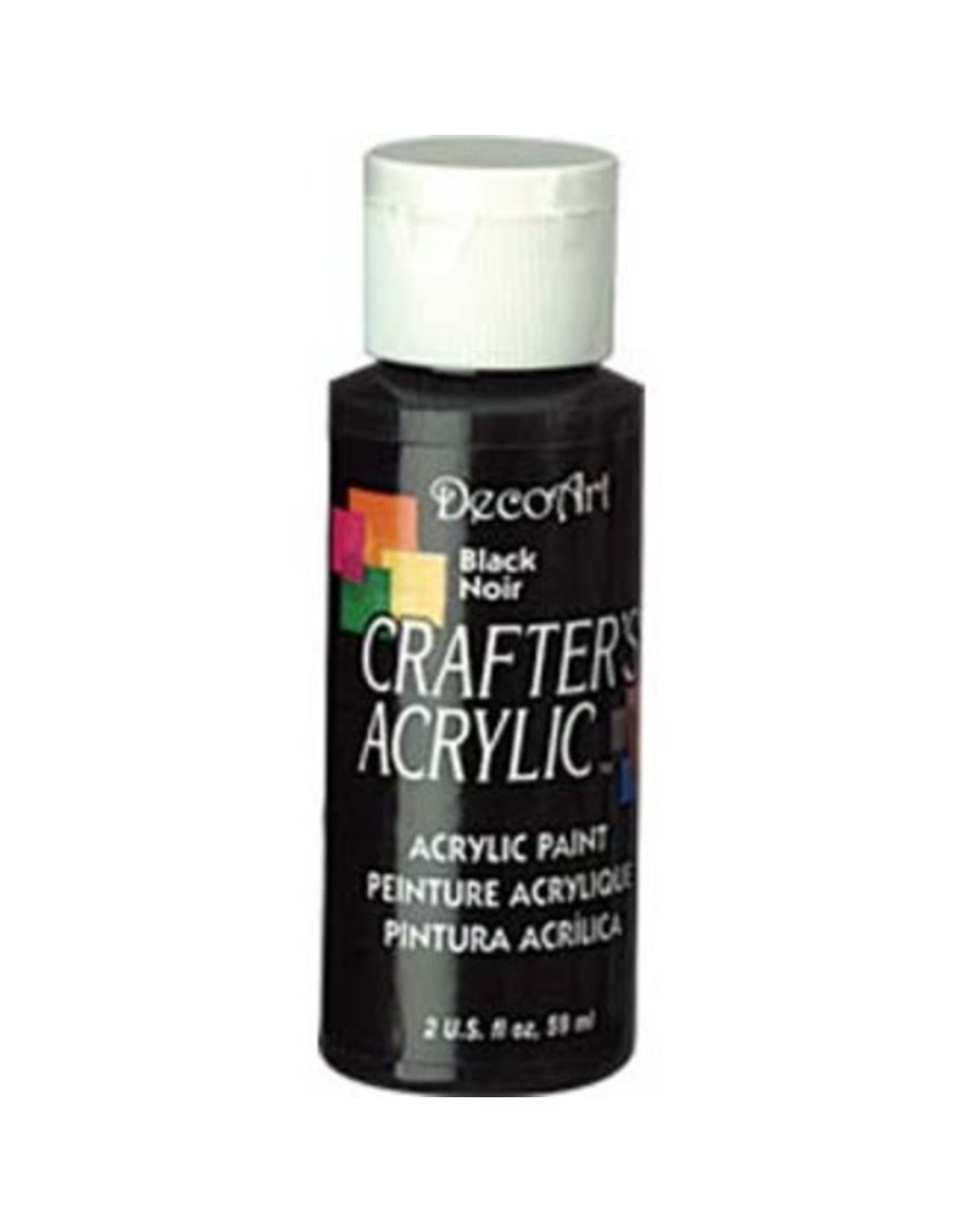 ACRYLIC PAINT : BLACK 2OZ
