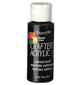 ACRYLIC PAINT : BLACK 2OZ