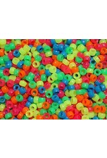 PONY BEADS NEON MULTI-900PC