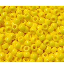 PONY BEADS: OPAQUE  YELLOW 6mmX9mm 900 PACK