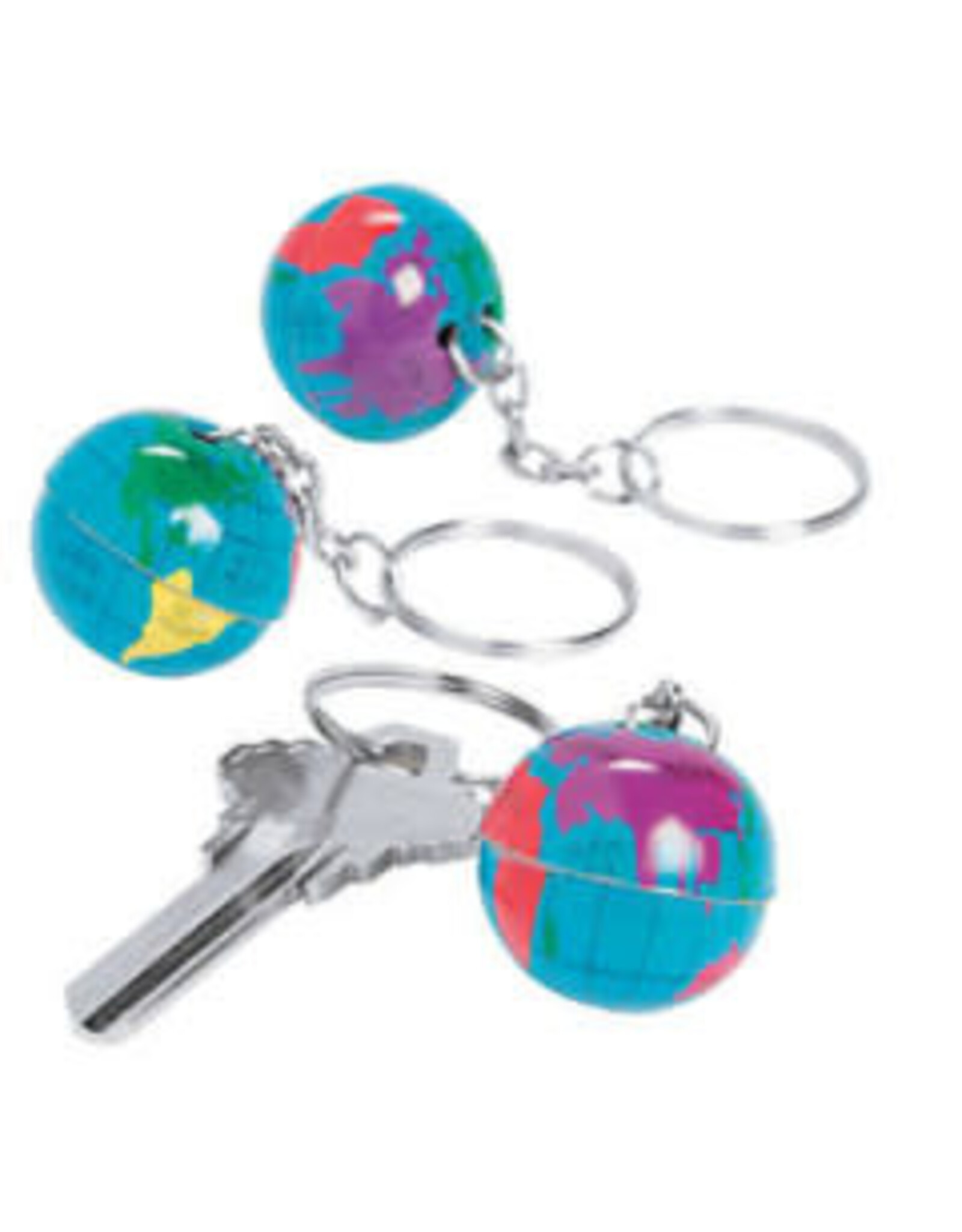 KEYCHAIN: GLOBE 12 PACK