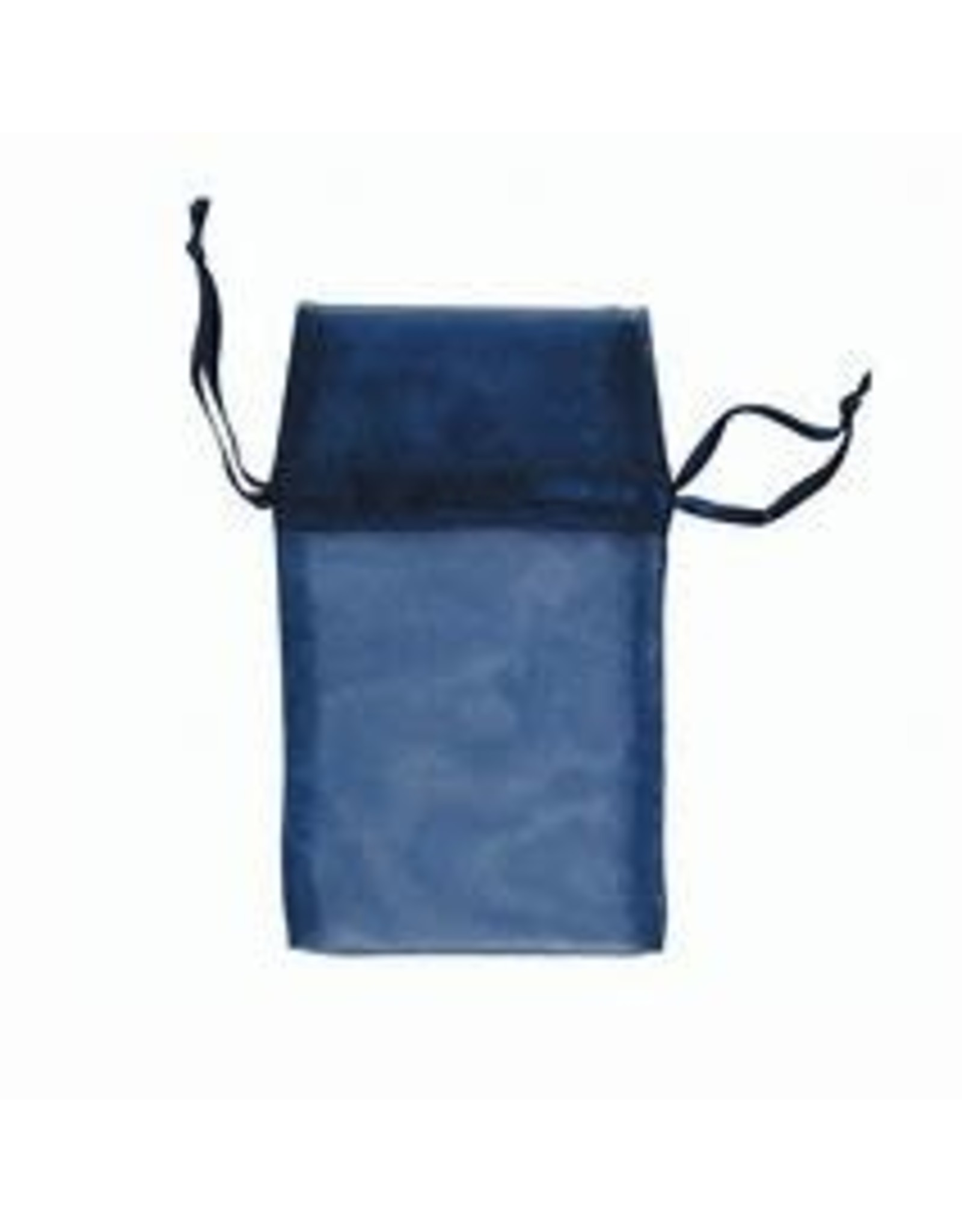 ORGANZA BAGS : 3"x4" NAVY 12PC