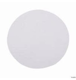 TULLE CIRCLES -  WHITE  9" 10PC
