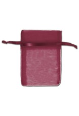 ORGANZA BAGS : 3" X 4" WINE 12PC