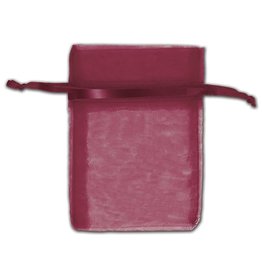 ORGANZA BAGS : 3" X 4" WINE 12PC