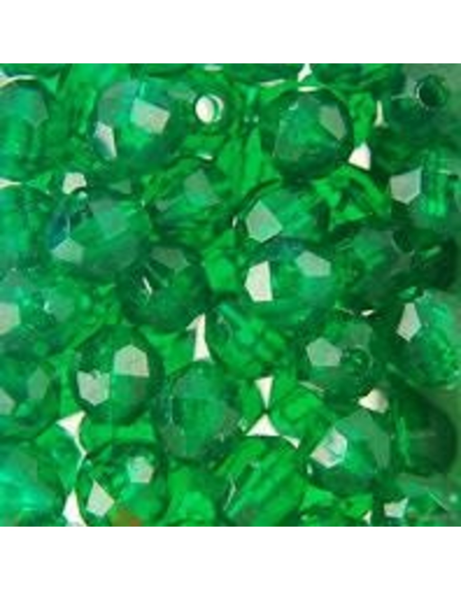 FACETED BEADS: 8MM EMERALD 900 PACK