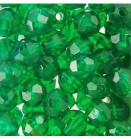 FACETED BEADS: 8MM EMERALD 900 PACK
