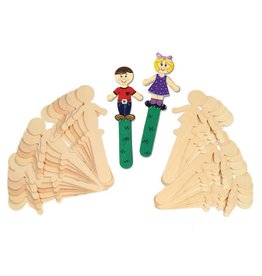 CRAFT STICKS: PEOPLE  5.5" 36 PACK