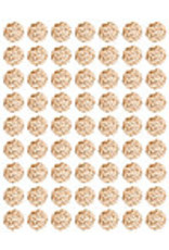 RANENU STICKER MINI MATZAH 1/2"-  63 STICKERS PER SHEET - 6 SHEETS