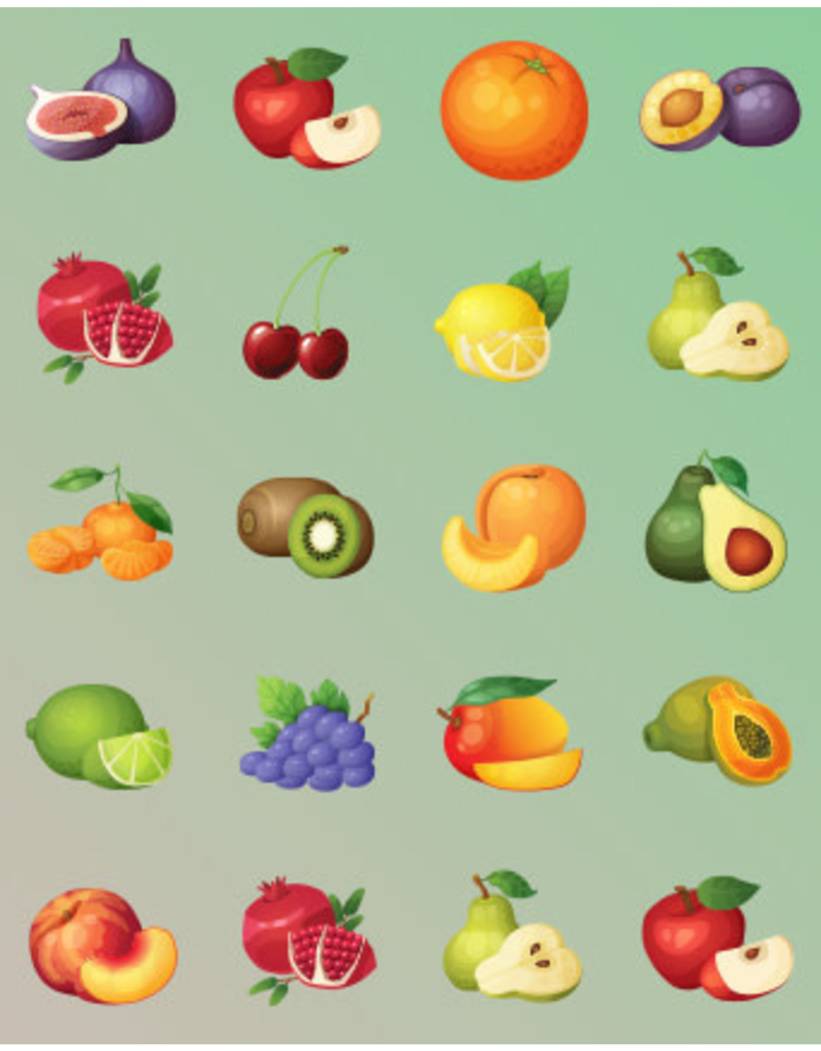 RANENU STICKERS -  HAEITZ 1" - 6 SHEETS