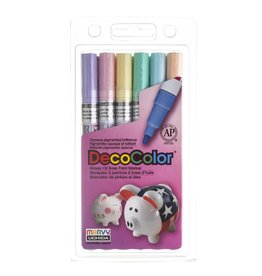 DECO PAINT MARKERS  PASTEL FINE 6/PK