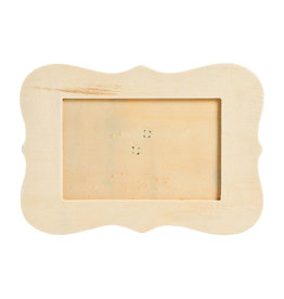 WOOD SCALLOPED 4X6 FRAME