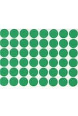COLOR CODING DOT STICKER: GREEN 3/4"32 SHEETS