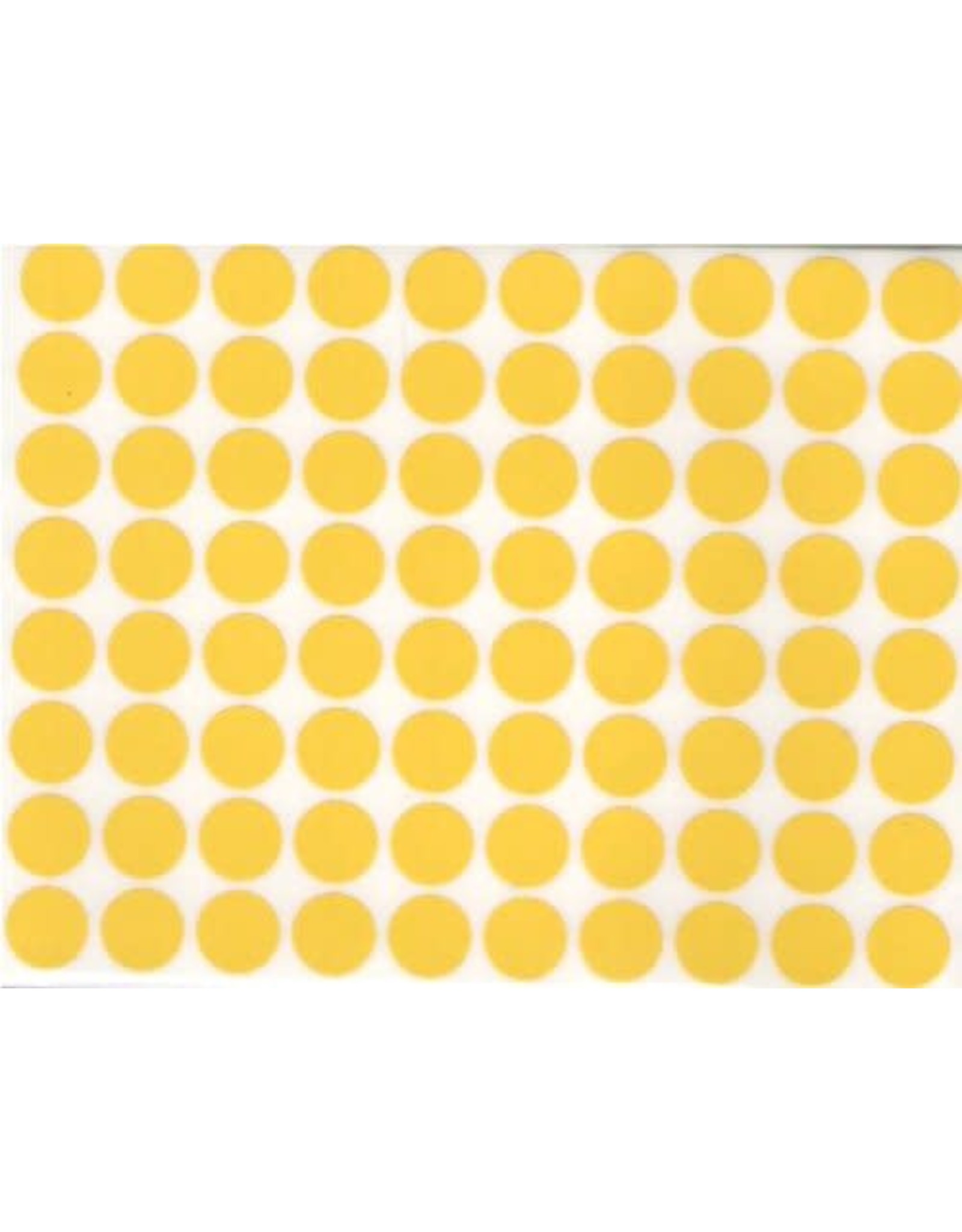 COLOR CODING STICKER:  1/4", ROUND YELLOW 32 SHEETS