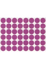 COLOR CODING  STICKER : PURPLE .5" 32 SHEETS
