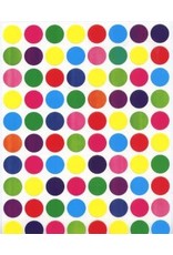 COLOR CODING  STICKER: 1/2" ROUND  ASSORTED COLORS 25 Sheets ( 2,000 TOTAL STICKERS)