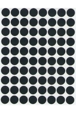 COLOR CODING  STICKER:  1/4"  ROUND BLACK 32 SHEETS
