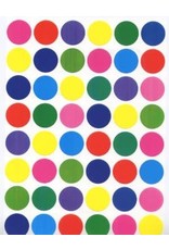 COLOR CODING STICKER:  ASSORTED COLORS 17mm  25 SHEETS