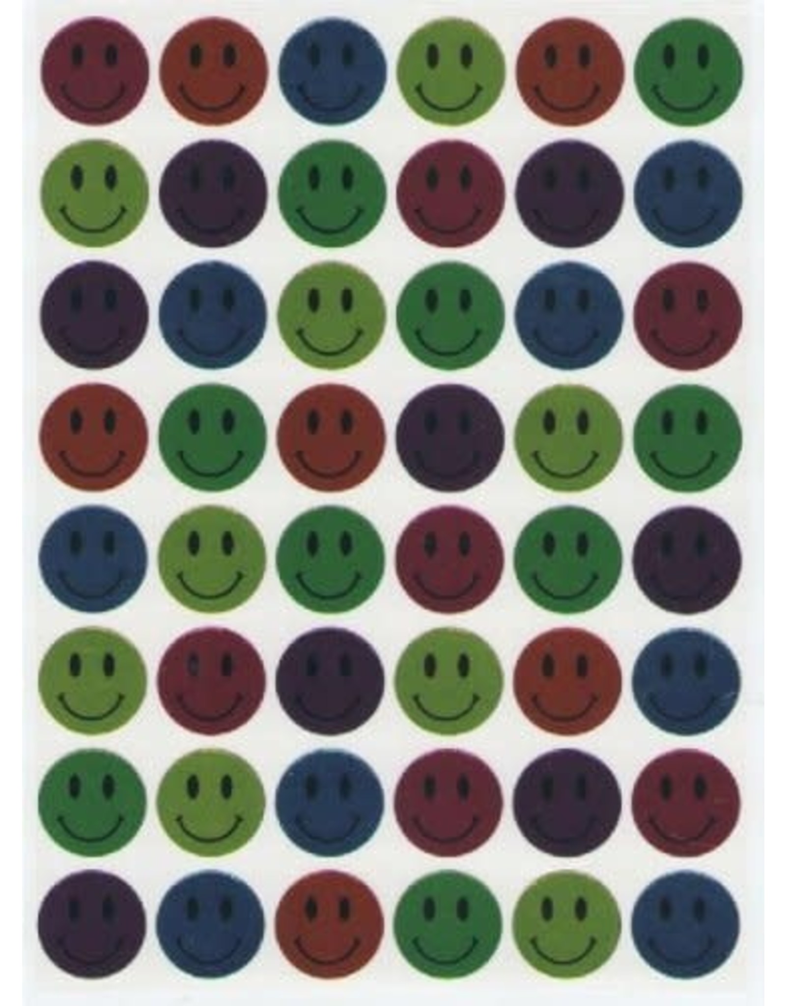STICKERS: FOIL SMILE MEDIUM 10 SHEETS