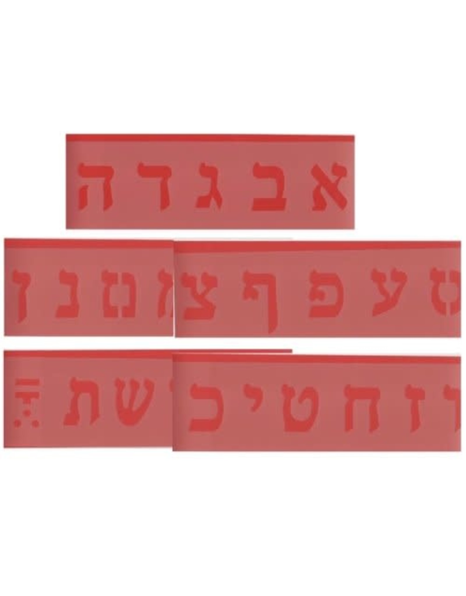 FLEX PVC 2" Alef Beis STENCIL