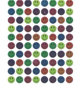 STICKERS: MINI DOTS, SMILE METALLIC 10 SHEETS
