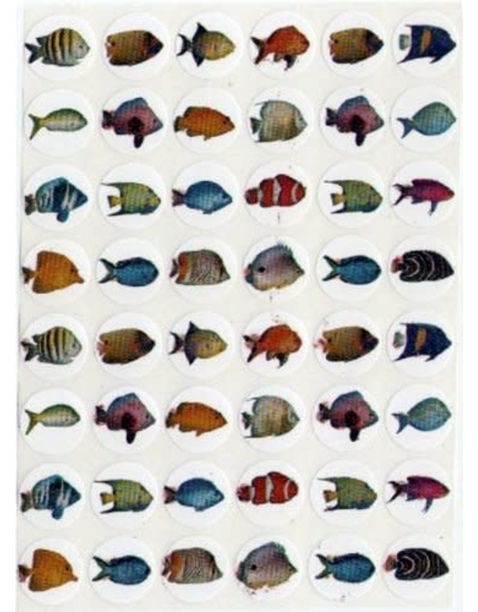 STICKERS: DOT FISH 10 SHEETS