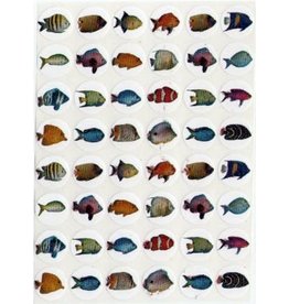 STICKERS: DOT FISH 10 SHEETS