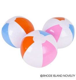 12" BEACH BALL PINK BLUE ORANGE