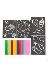 STICKER DOT ART: SUMMERTIME - 12 PACK