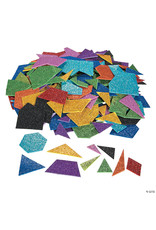 GLITTER FOAM SELF ADHESIVE SHAPES-1200PC
