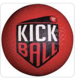 10" RED RUBBER KICK BALL