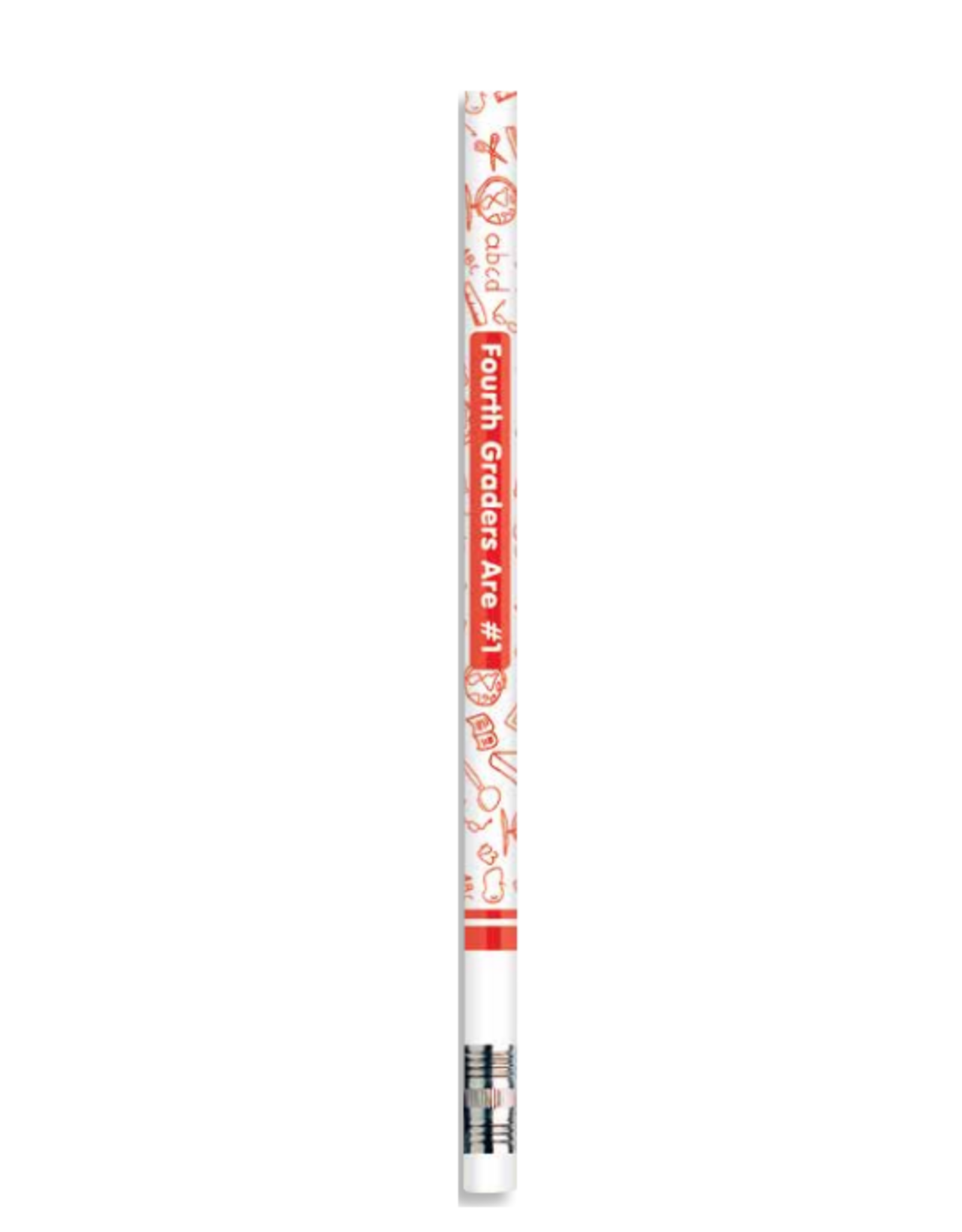 PENCIL: FOURTH GRADE #1 WHITE
