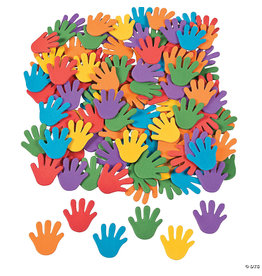 ADHESIVE FOAM SHAPE: HANDS 500 PACK