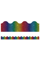 Carson-Dellosa SCALLOPED  BORDERS RAINBOW FOIL -  2.25"x39'