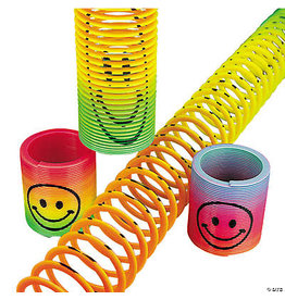 SMILE FACE MAGIC SPRING SLINKY 12 PACK